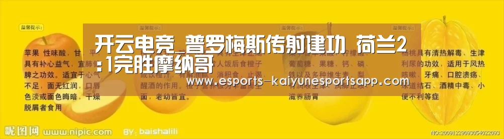 开云电竞_普罗梅斯传射建功 荷兰2:1完胜摩纳哥(图1) 电竞官网